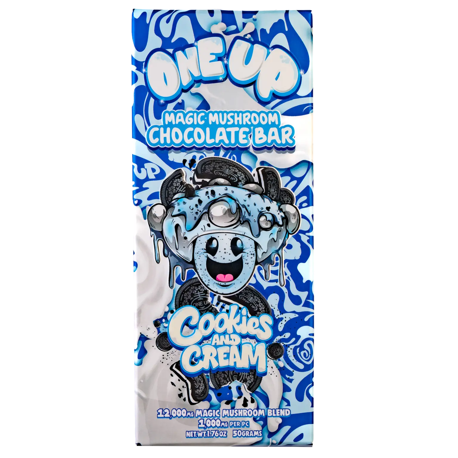 1up Funfetti Mushroom Chocolate Bars