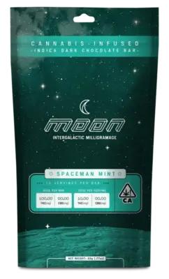 Moon Chocolate Bar Spaceman Mints Flavor