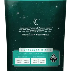 Moon Chocolate Bar Spaceman Mints Flavor